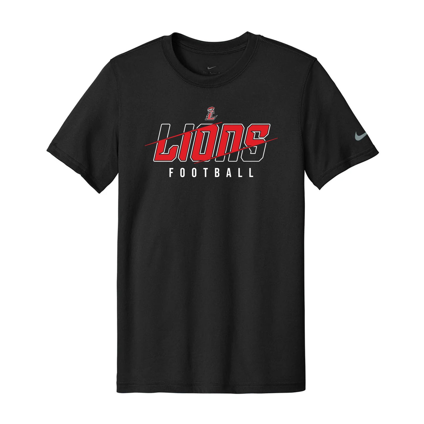 Lions Slash Football Unisex Nike Dri-Fit Tee
