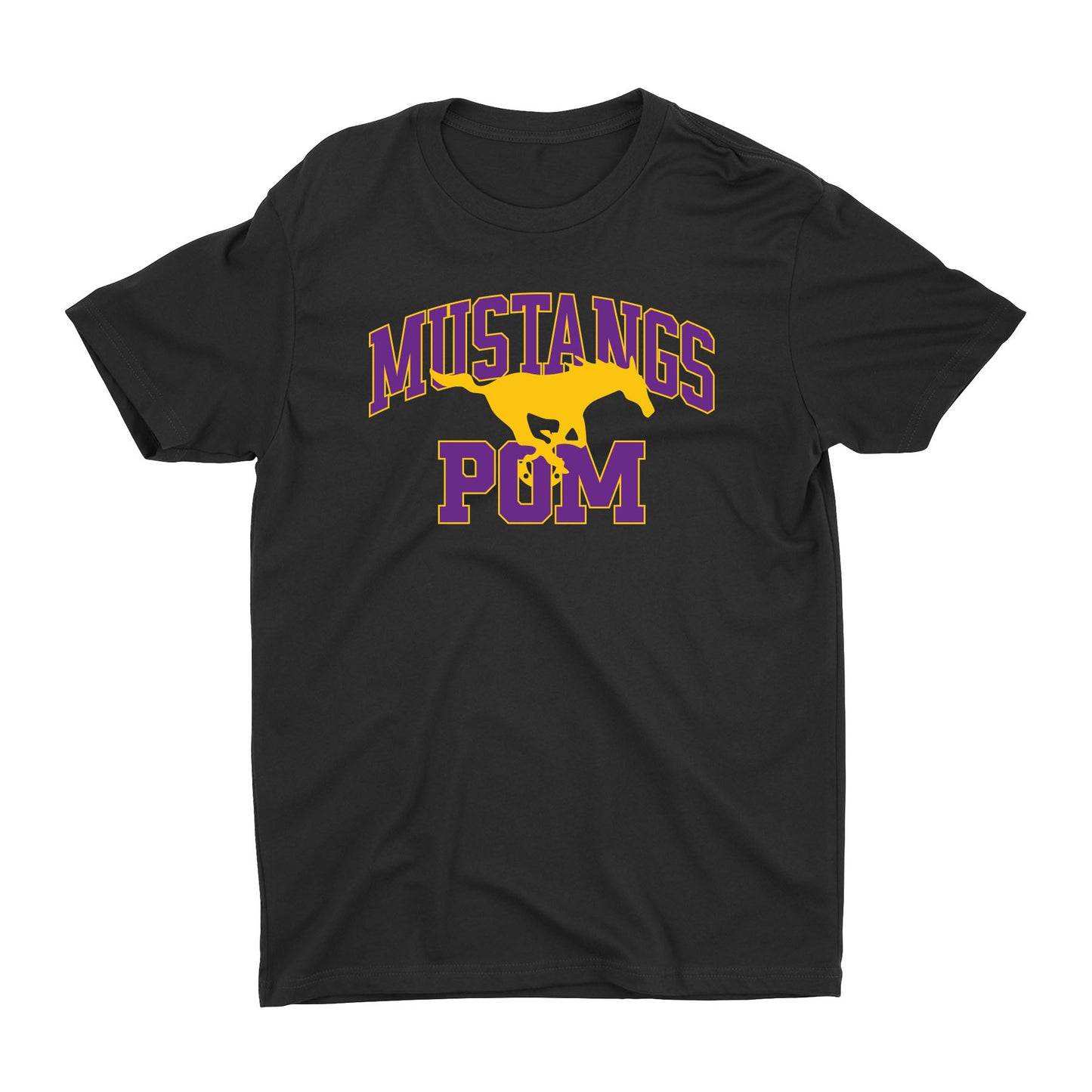 Mustangs Pom Unisex Crewneck Tee