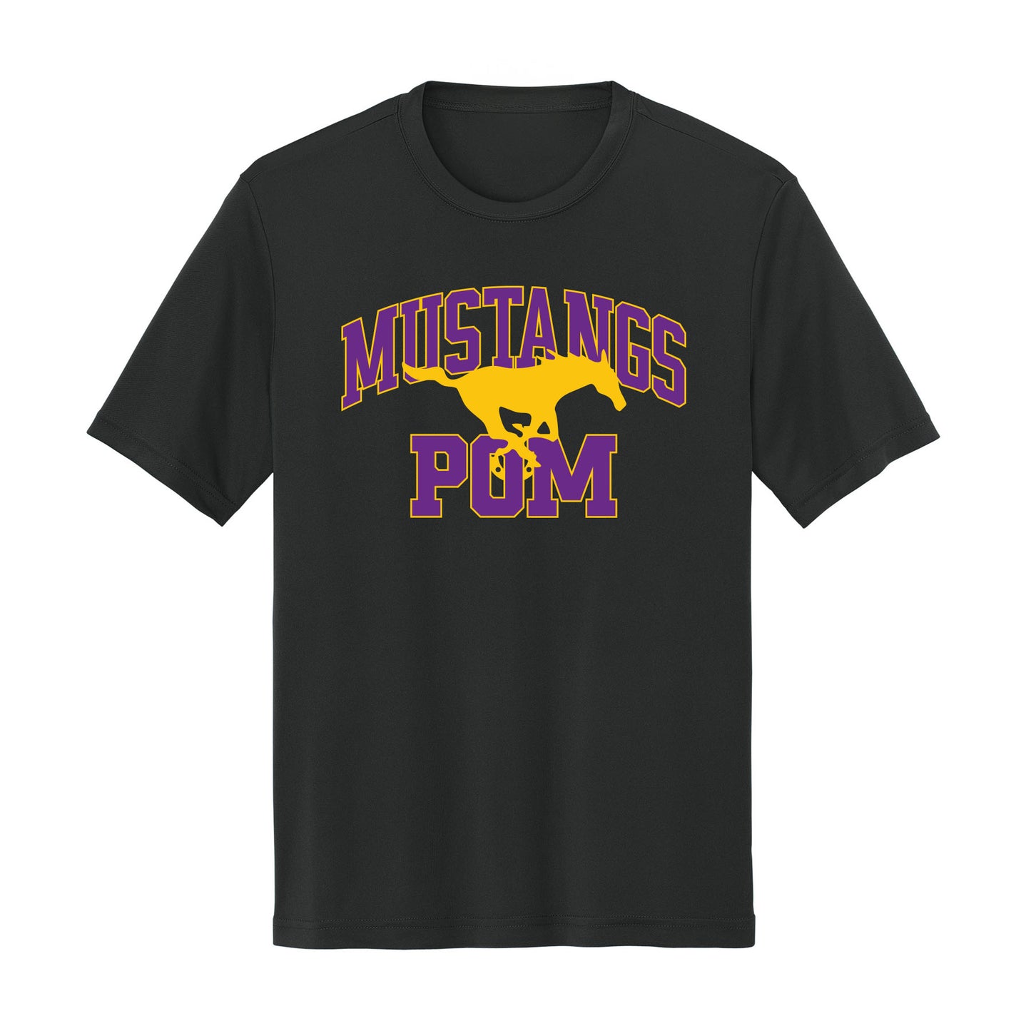 Mustangs Pom Dri Fit Tee