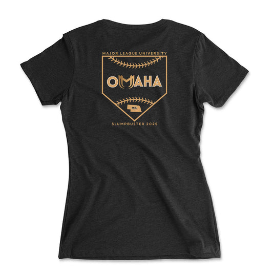 Omaha MLU Double Sided Women's Fitted Tee