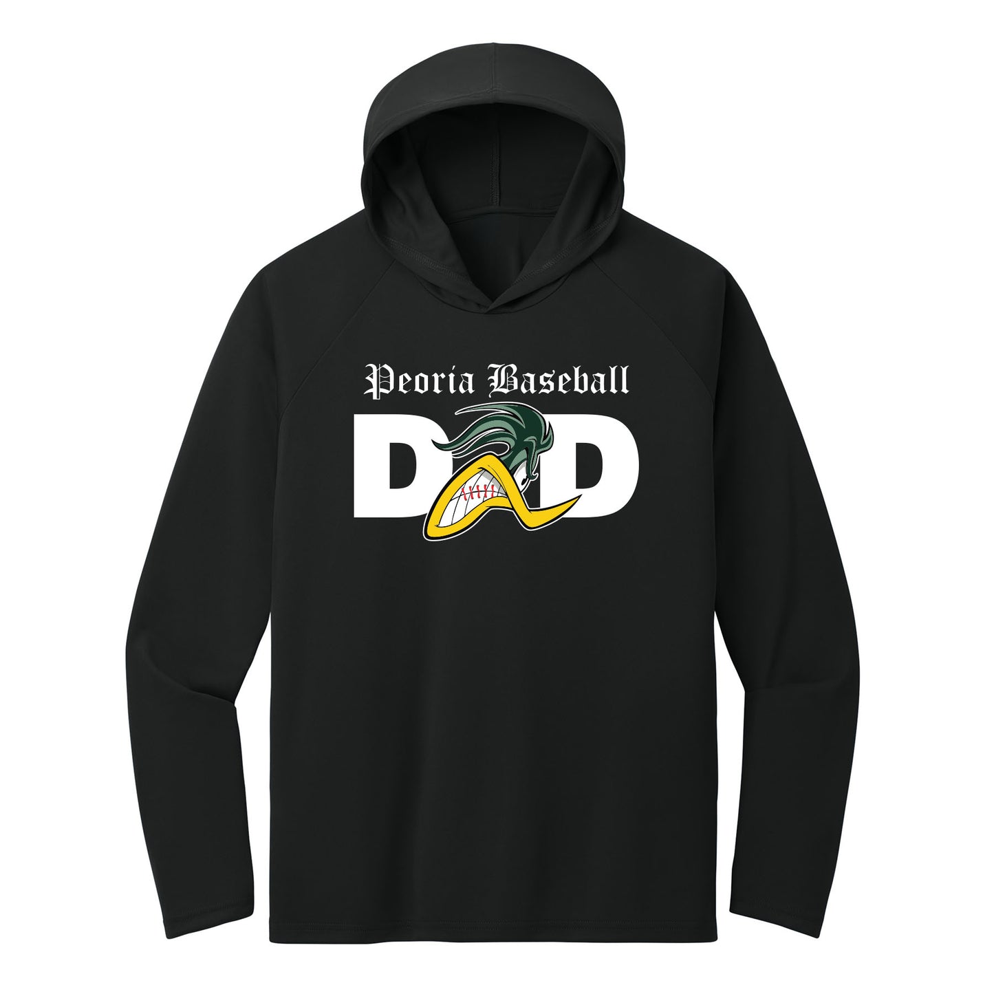 PBA Dad Performance Hooded Long Sleeve Tee
