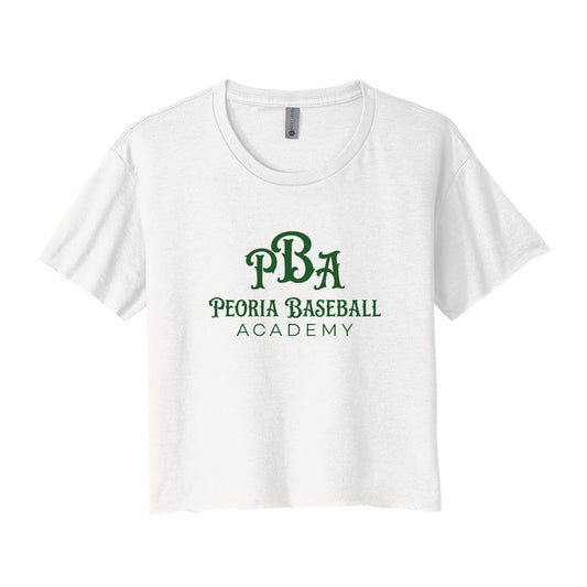 Peoria Baseball Academy Cropped Tee