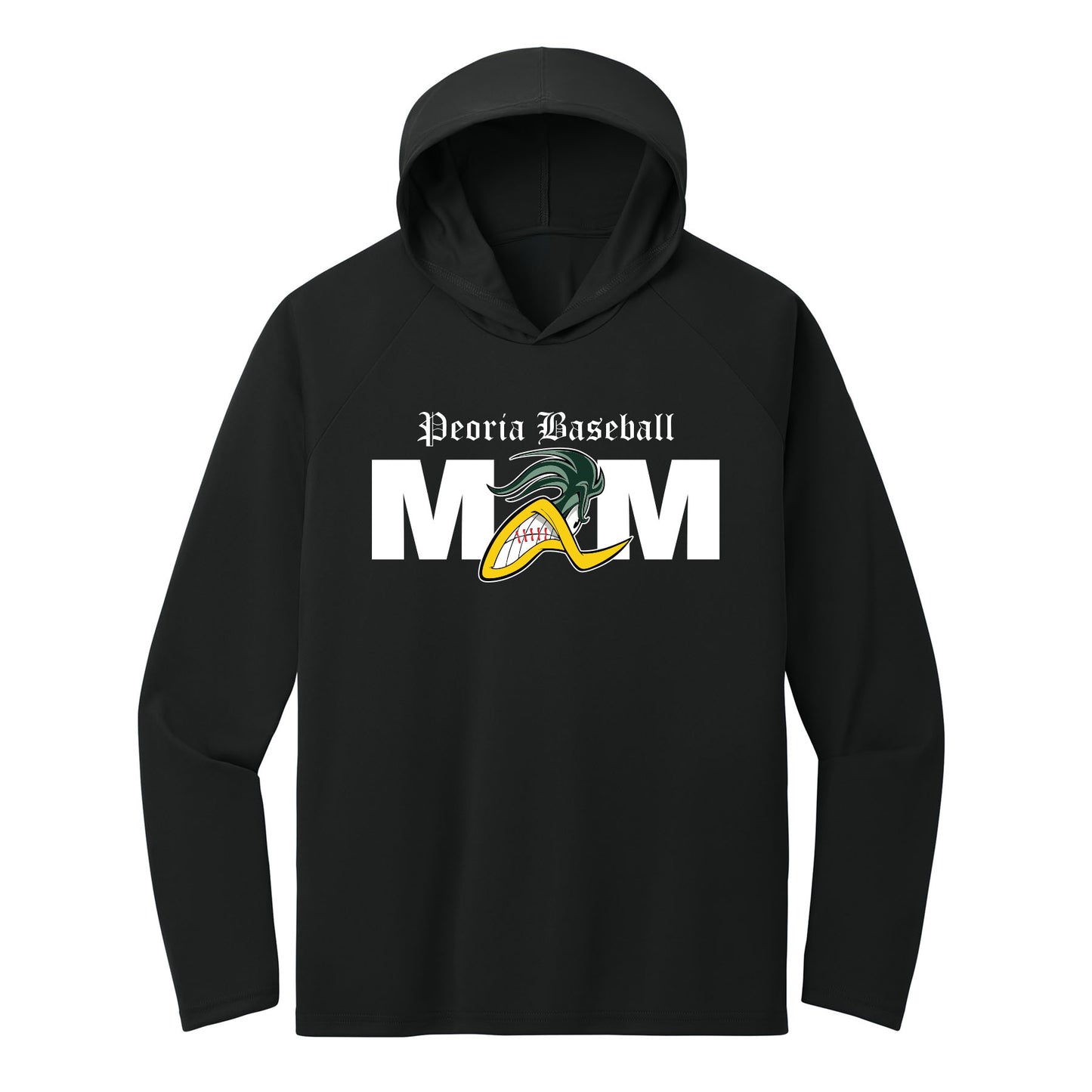 PBA Mom Performance Hooded Long Sleeve Tee