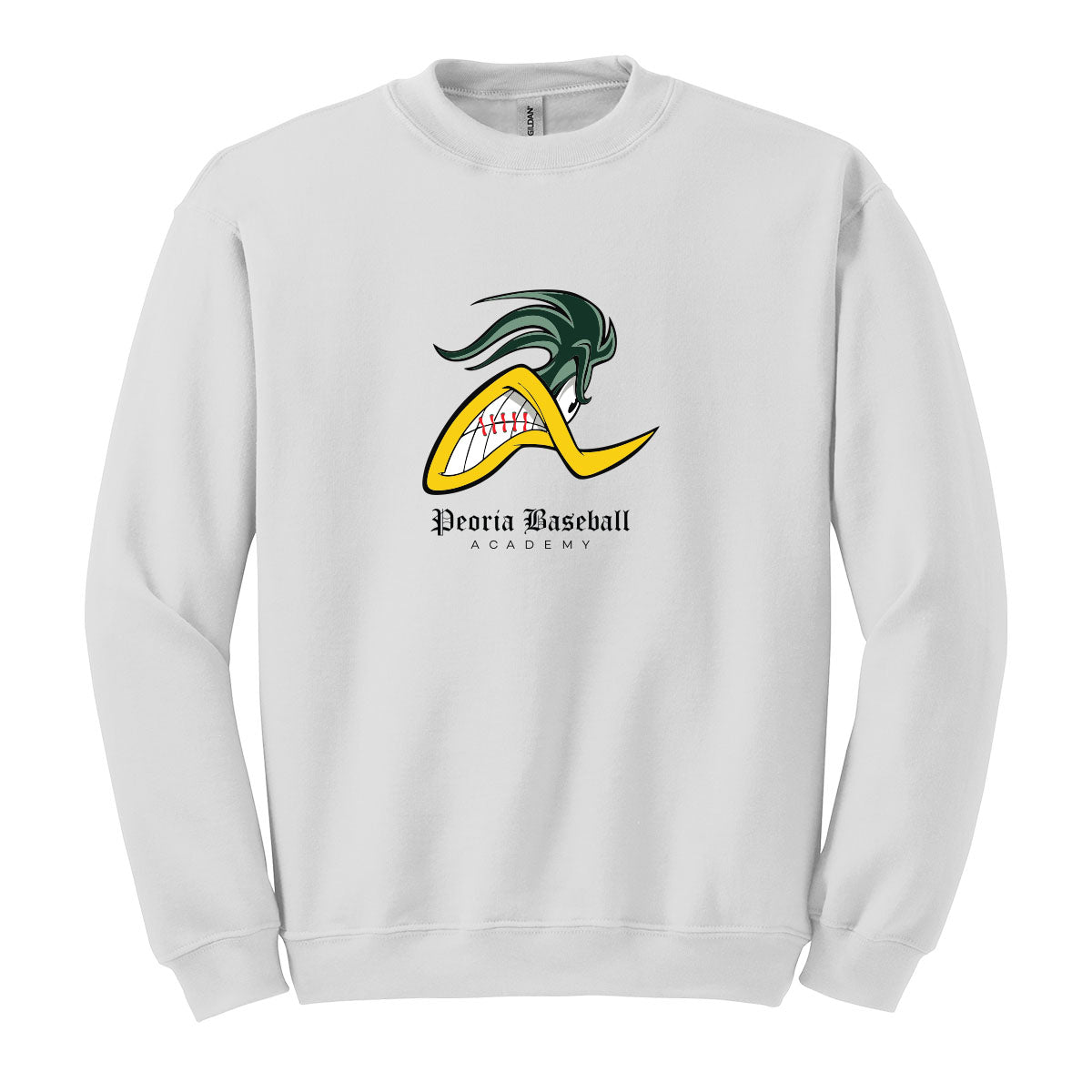 Peoria Baseball Mascot Crewneck Sweatshirt