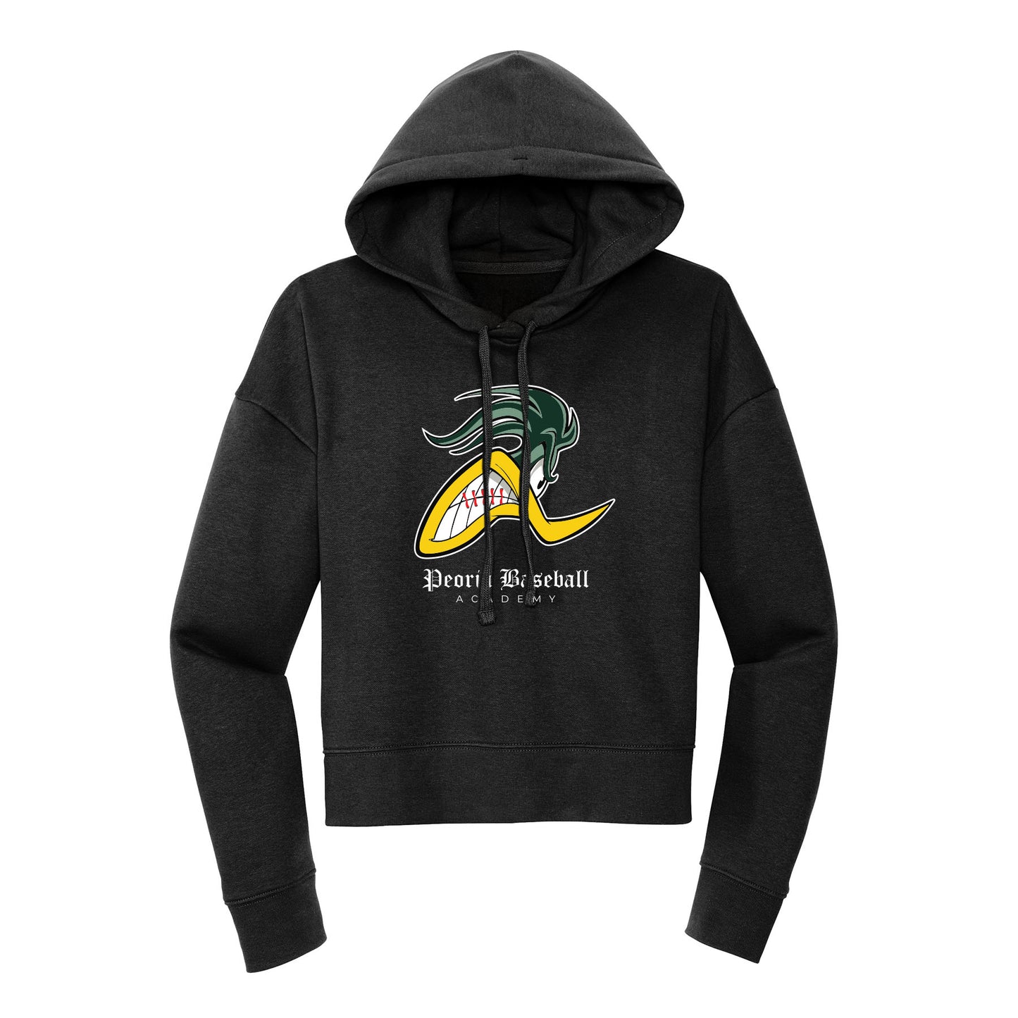 Peoria Baseball Mascot Cropped Hoodie