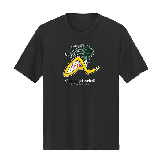 Peoria Baseball Mascot Dri Fit Tee