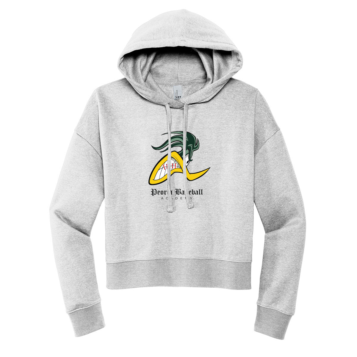 Peoria Baseball Mascot Cropped Hoodie
