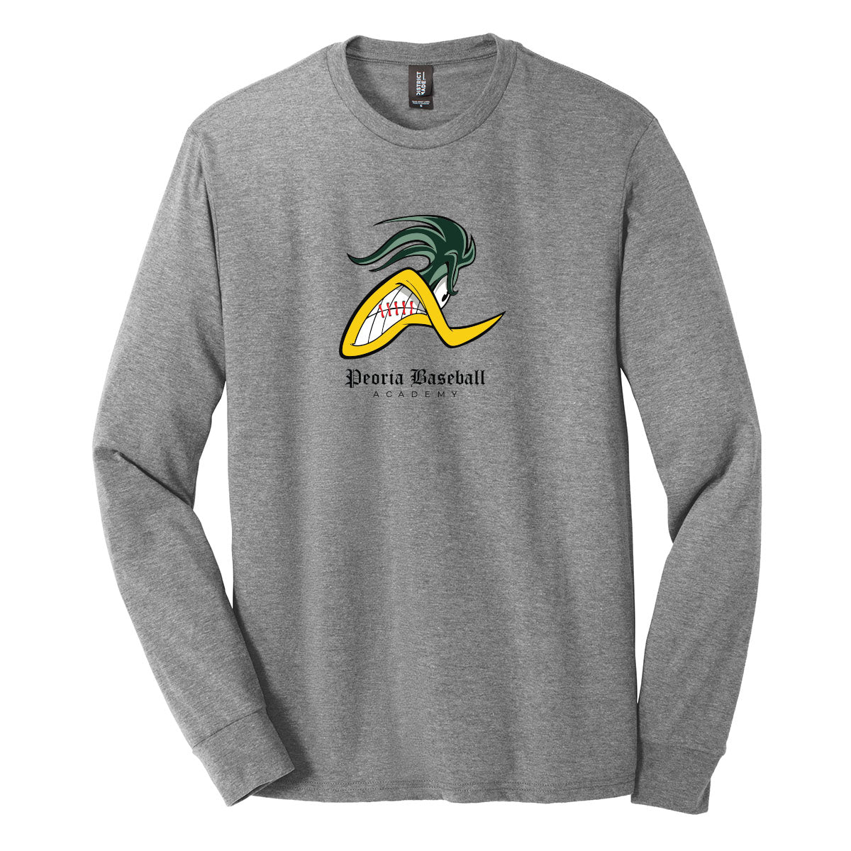 Peoria Baseball Mascot Long Sleeve Tee