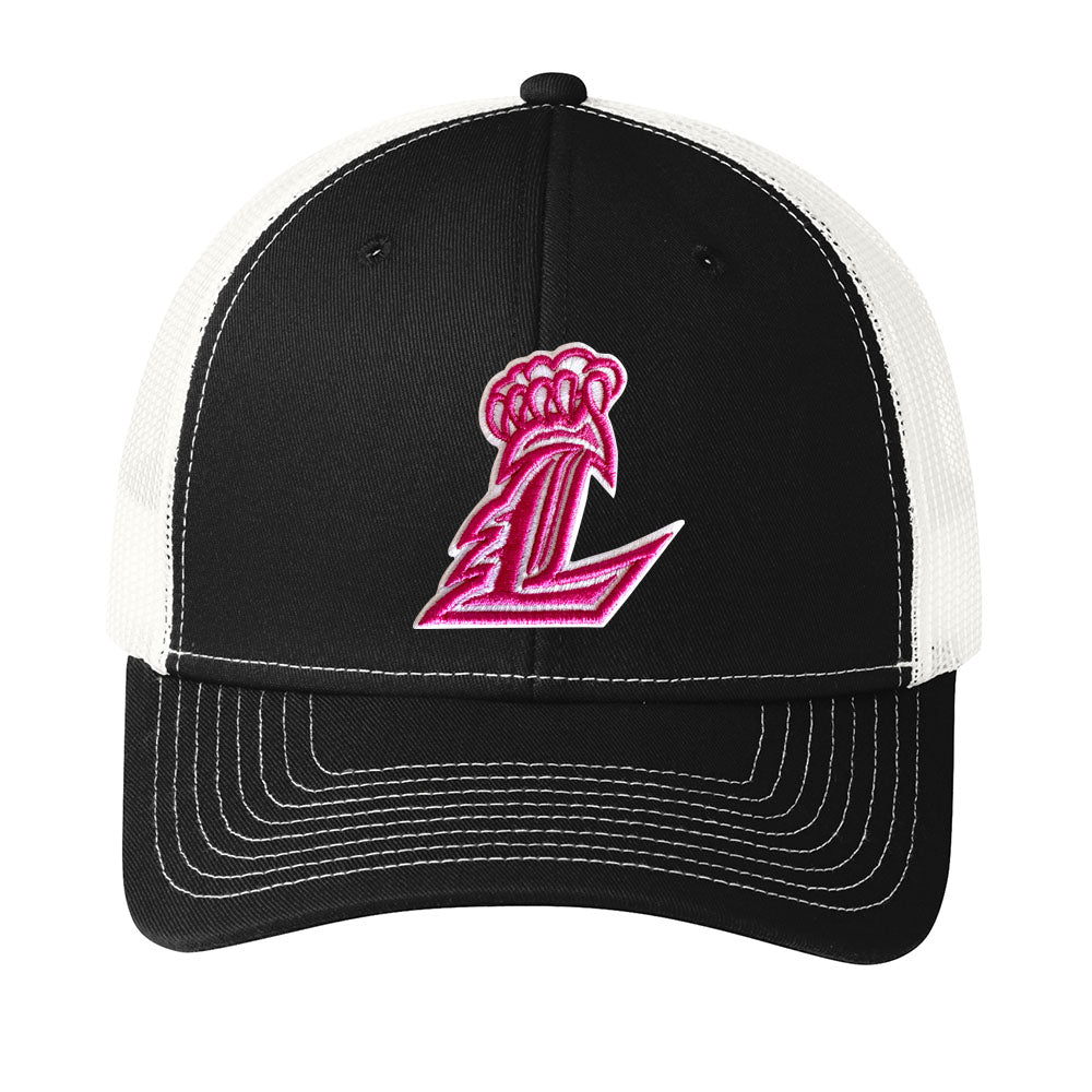 Liberty Pink L Curved Snapback Trucker (9 Color Options)