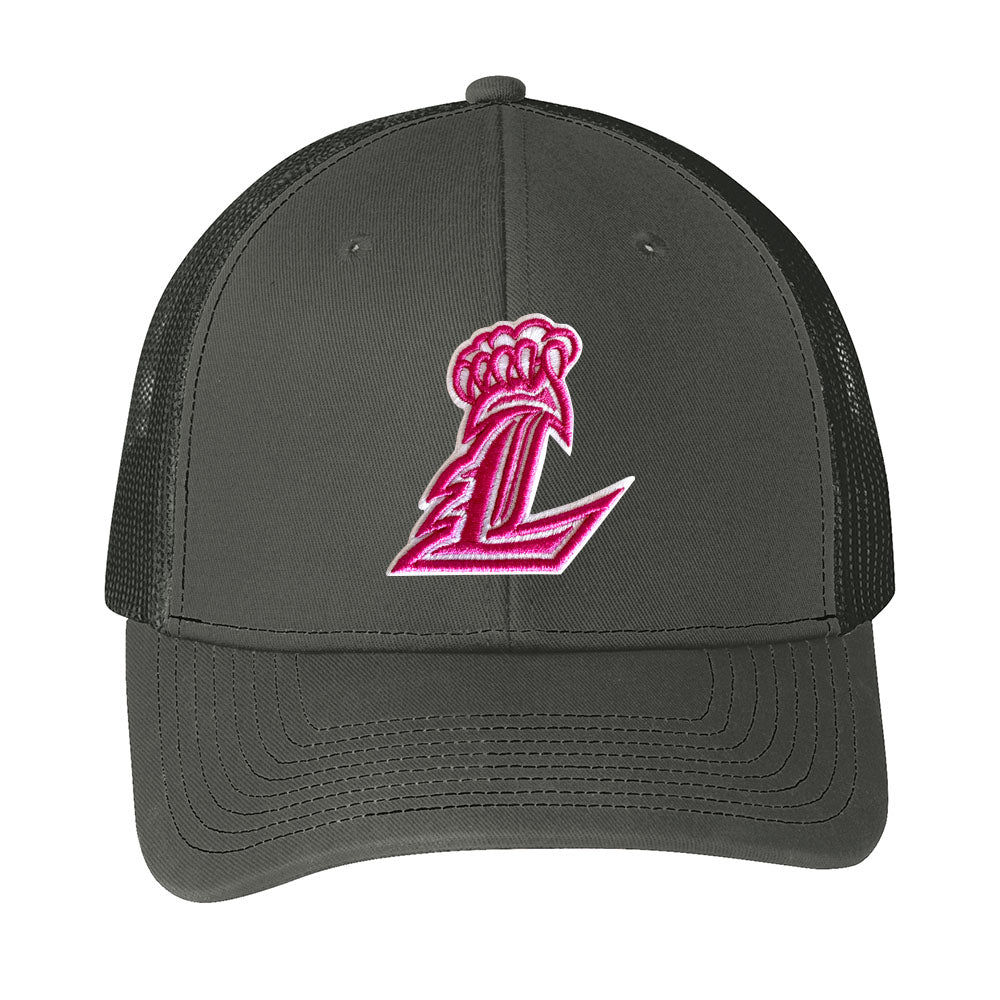 Liberty Pink L Curved Snapback Trucker (9 Color Options)