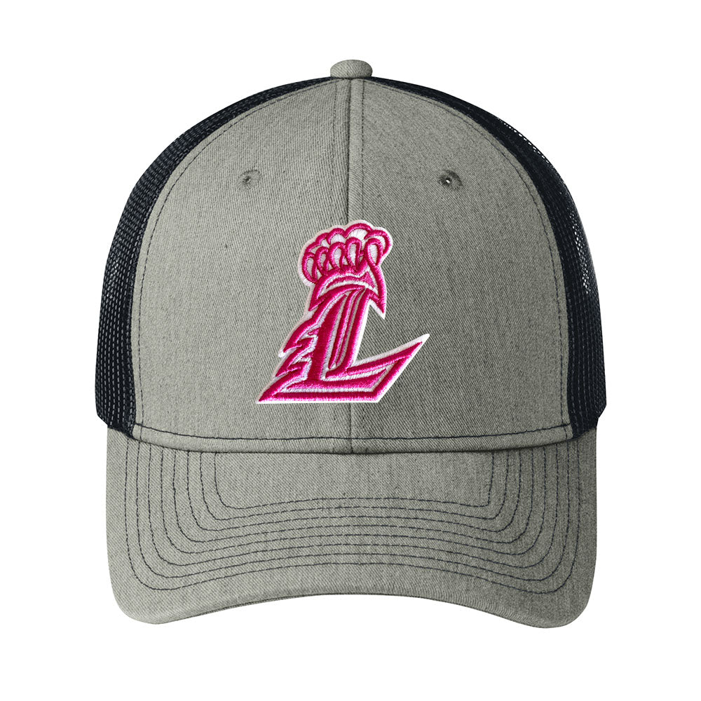 Liberty Pink L Curved Snapback Trucker (9 Color Options)