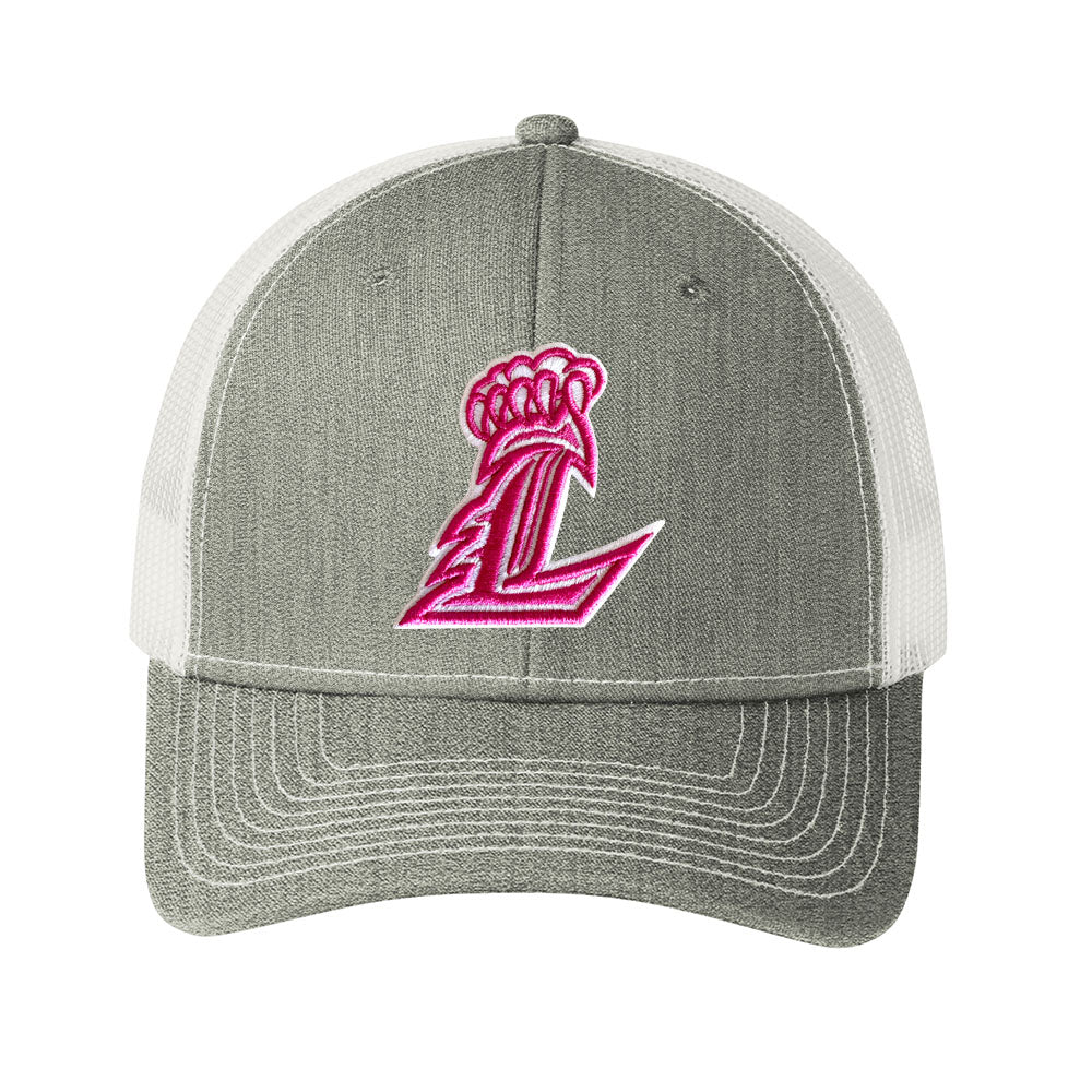 Liberty Pink L Curved Snapback Trucker (9 Color Options)