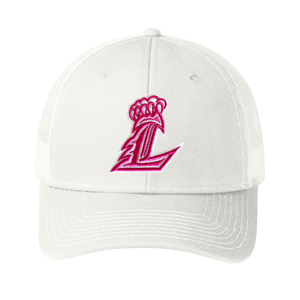 Liberty Pink L Curved Snapback Trucker (9 Color Options)