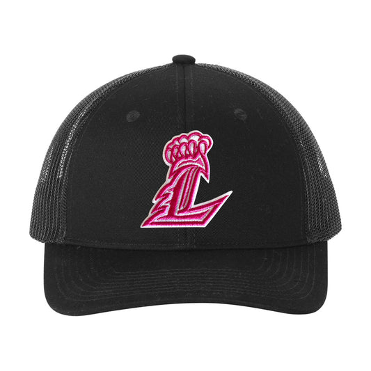 Liberty Pink L Snapback Ponytail Hat (2 Color Options)