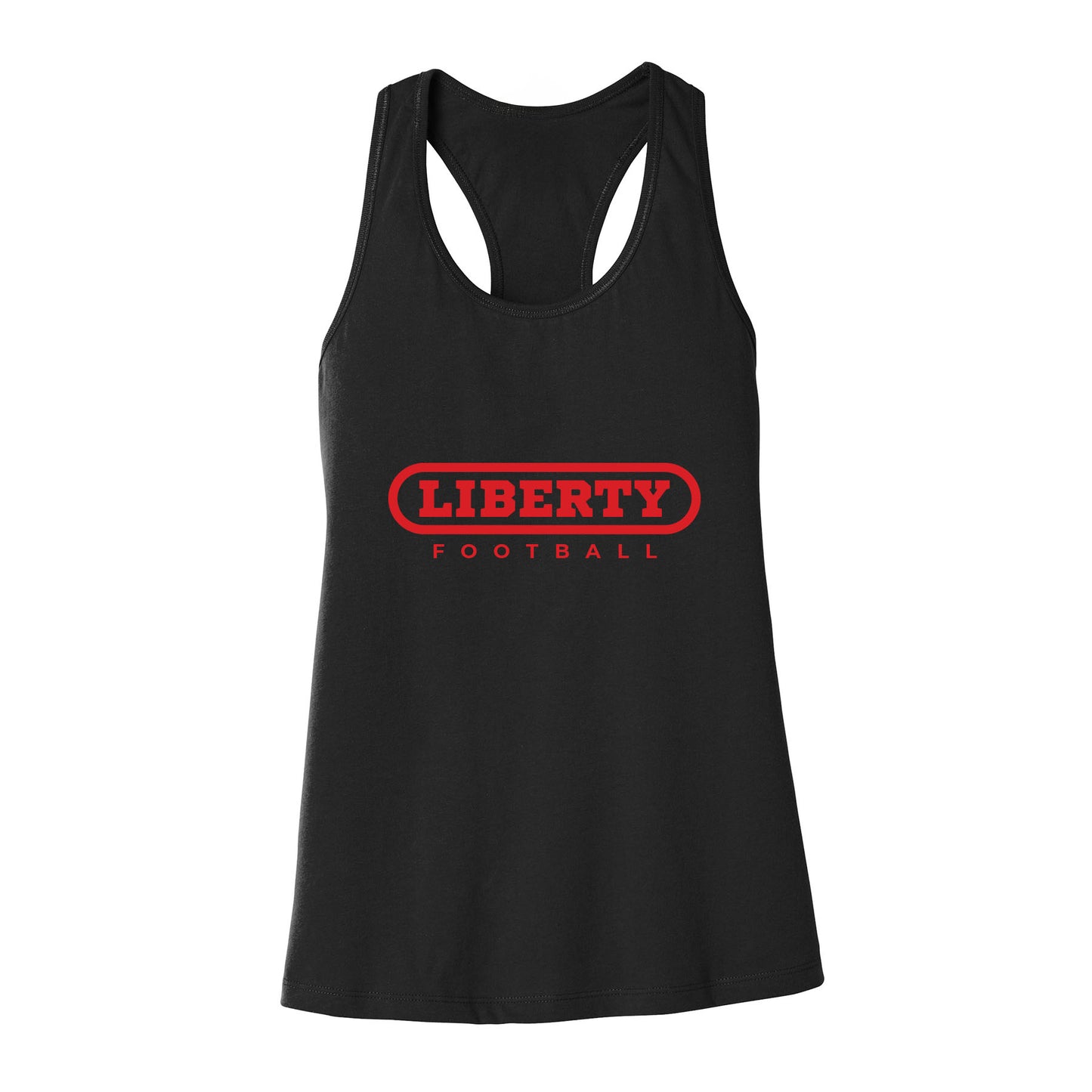 2025 Liberty Football Red Women's Racerback Tank