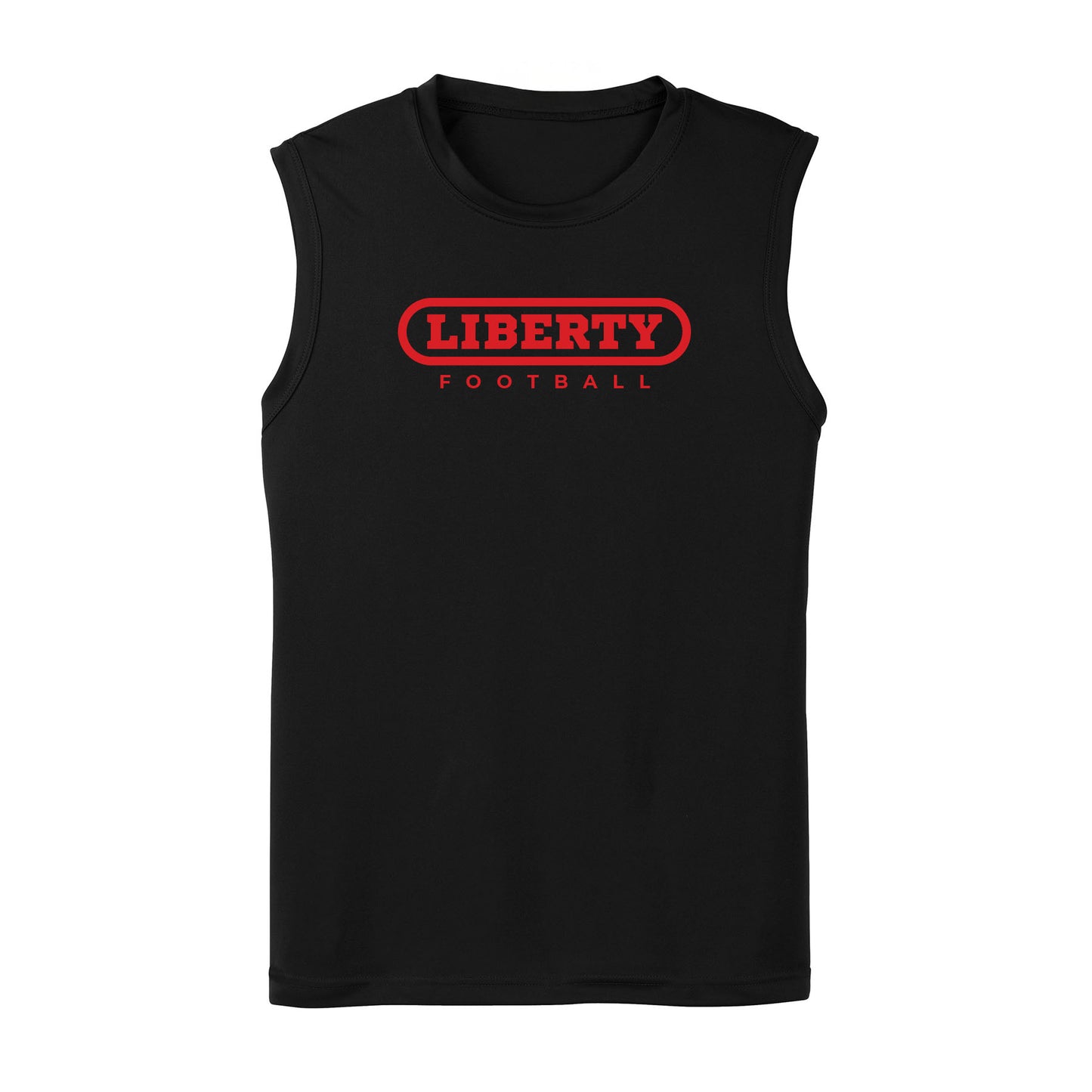 2025 Liberty Football Red Performance Sleeveless Tank