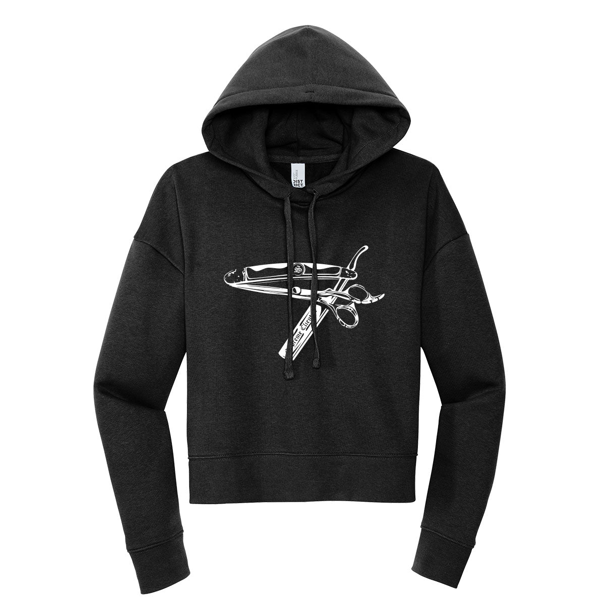 Supreme Barber Blade Cropped Hoodie