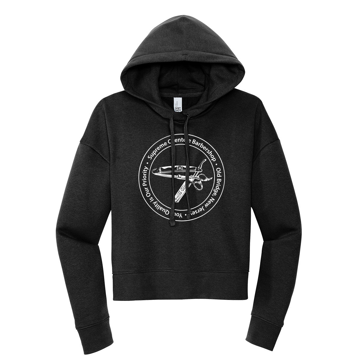 Supreme Barber Cropped Hoodie