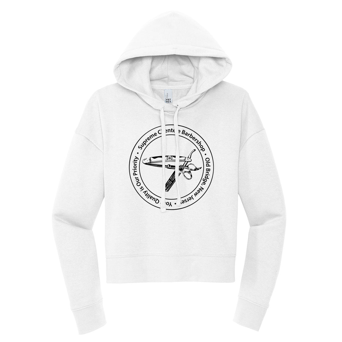 Supreme Barber Cropped Hoodie