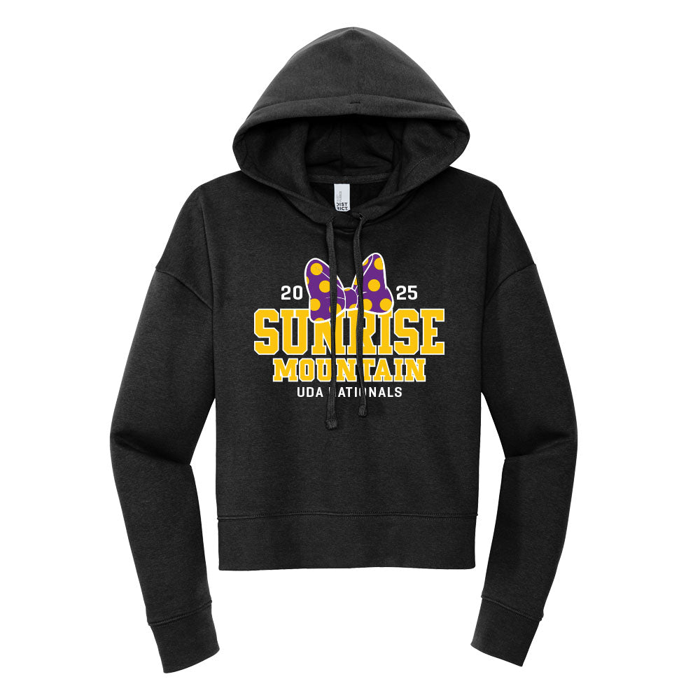 SMHS Nationals Minnie Bow Cropped Hoodie