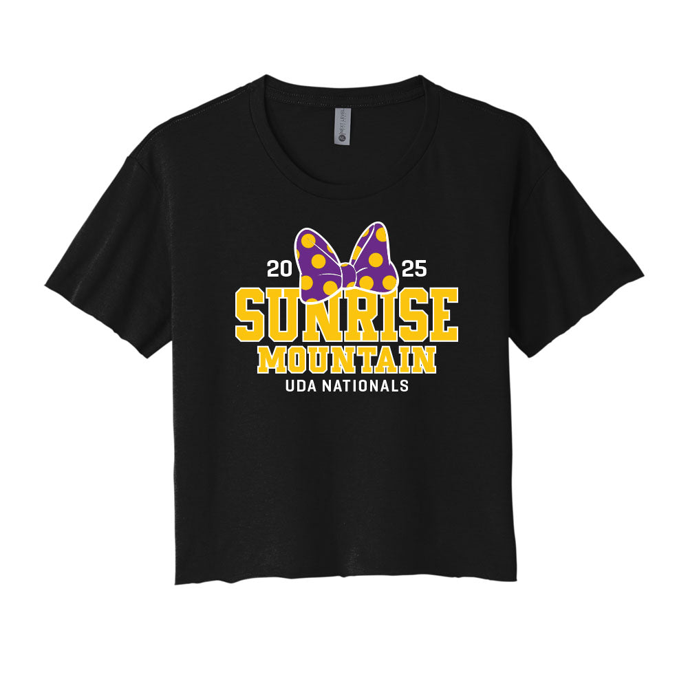 SMHS Nationals Minnie Bow Cropped Tee