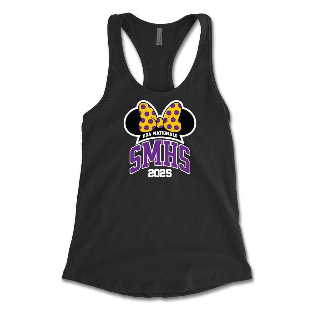 SMHS Nationals Minnie Ears Womens Racerback Tank