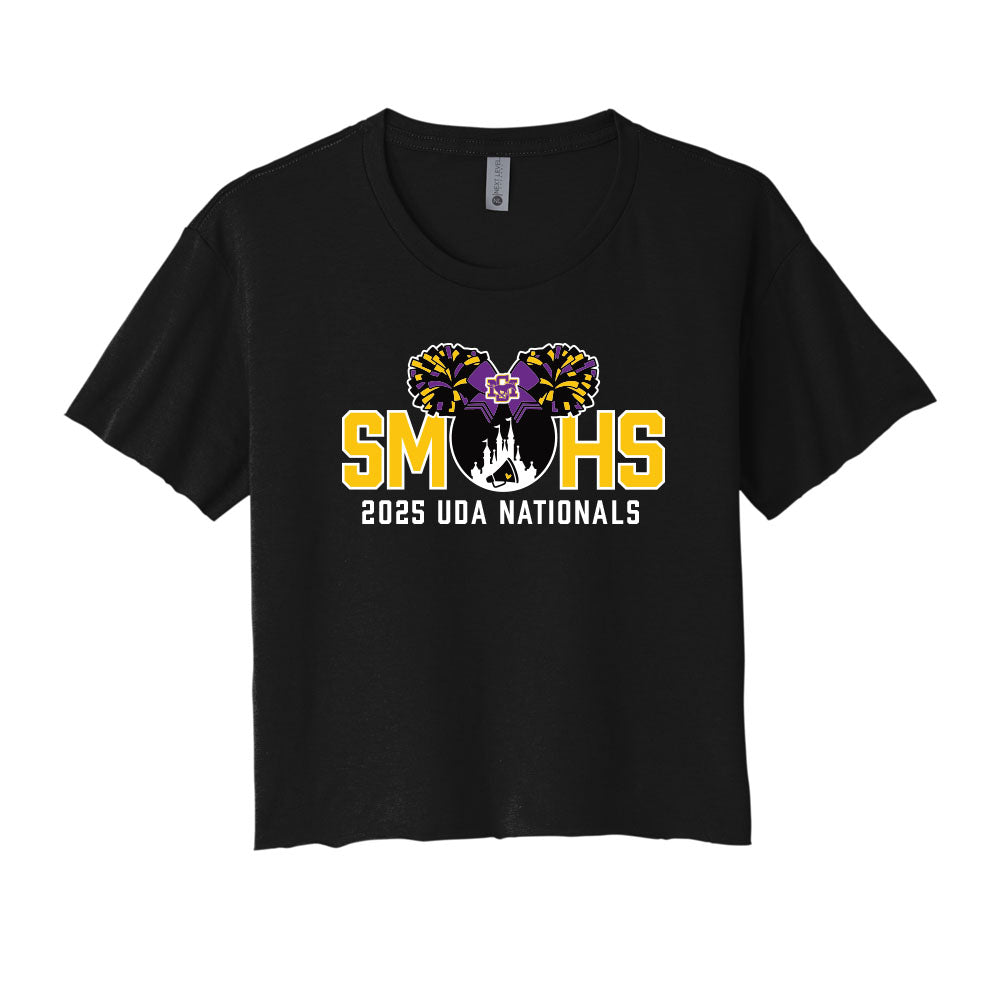 SMHS Nationals Pom Pom Cropped Tee