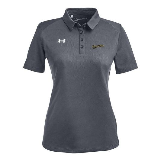 Black Gold Script UA Women's Polo