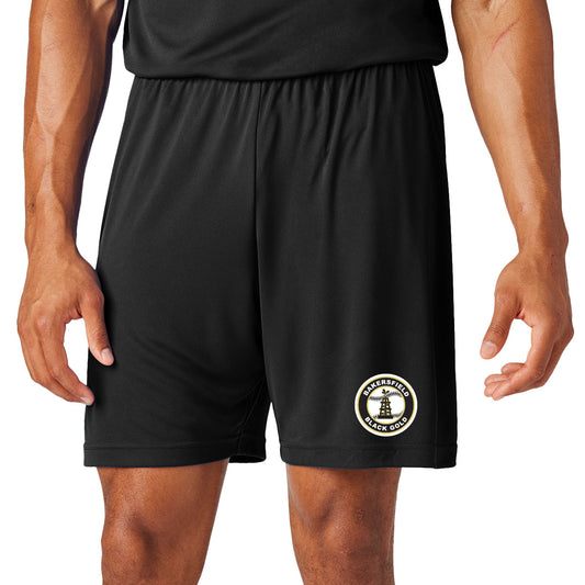 Black Gold Baseball Seal Shorts