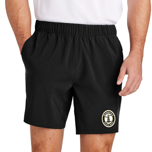 Black Gold Baseball Seal Mens Repeat Short