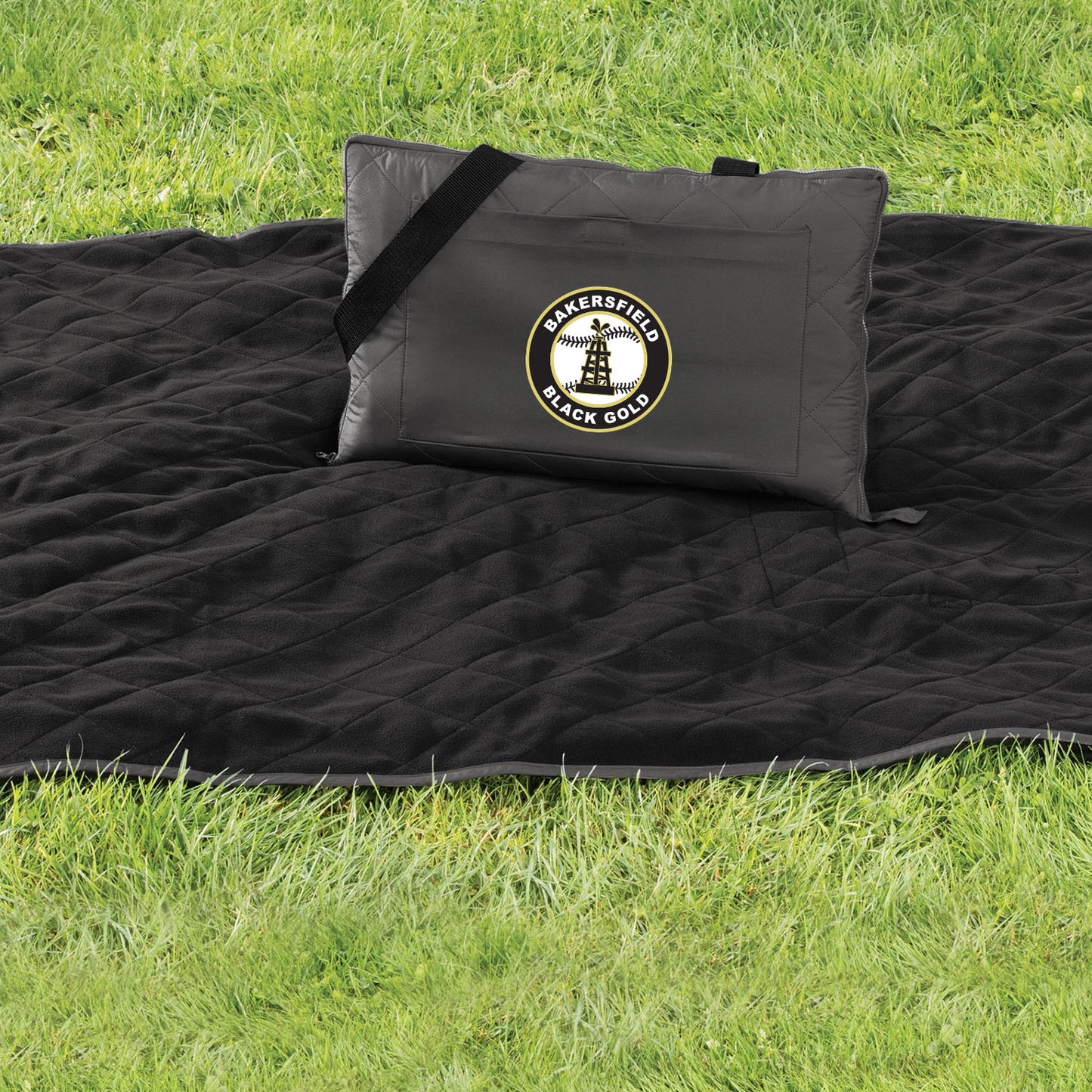Black Gold Seal Foldable Thermal Blanket