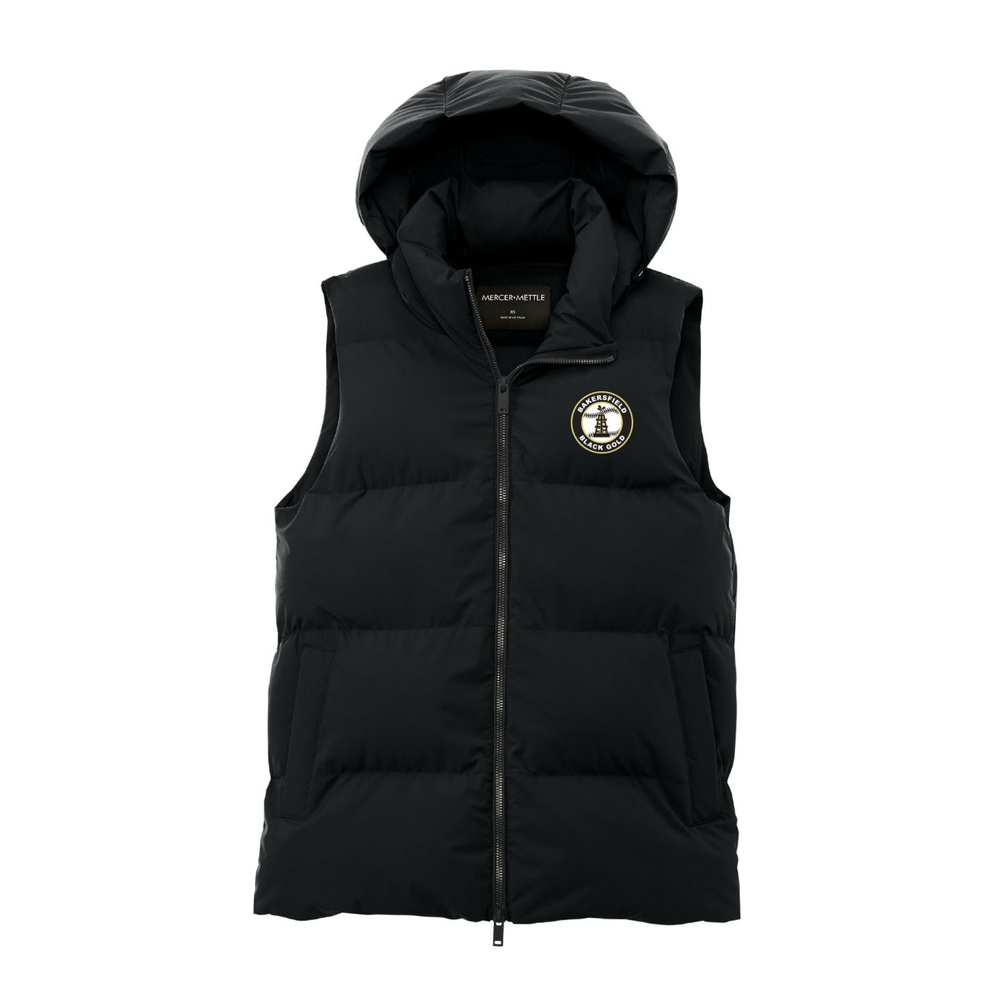 Black Gold Seal Womens Puffer Vest