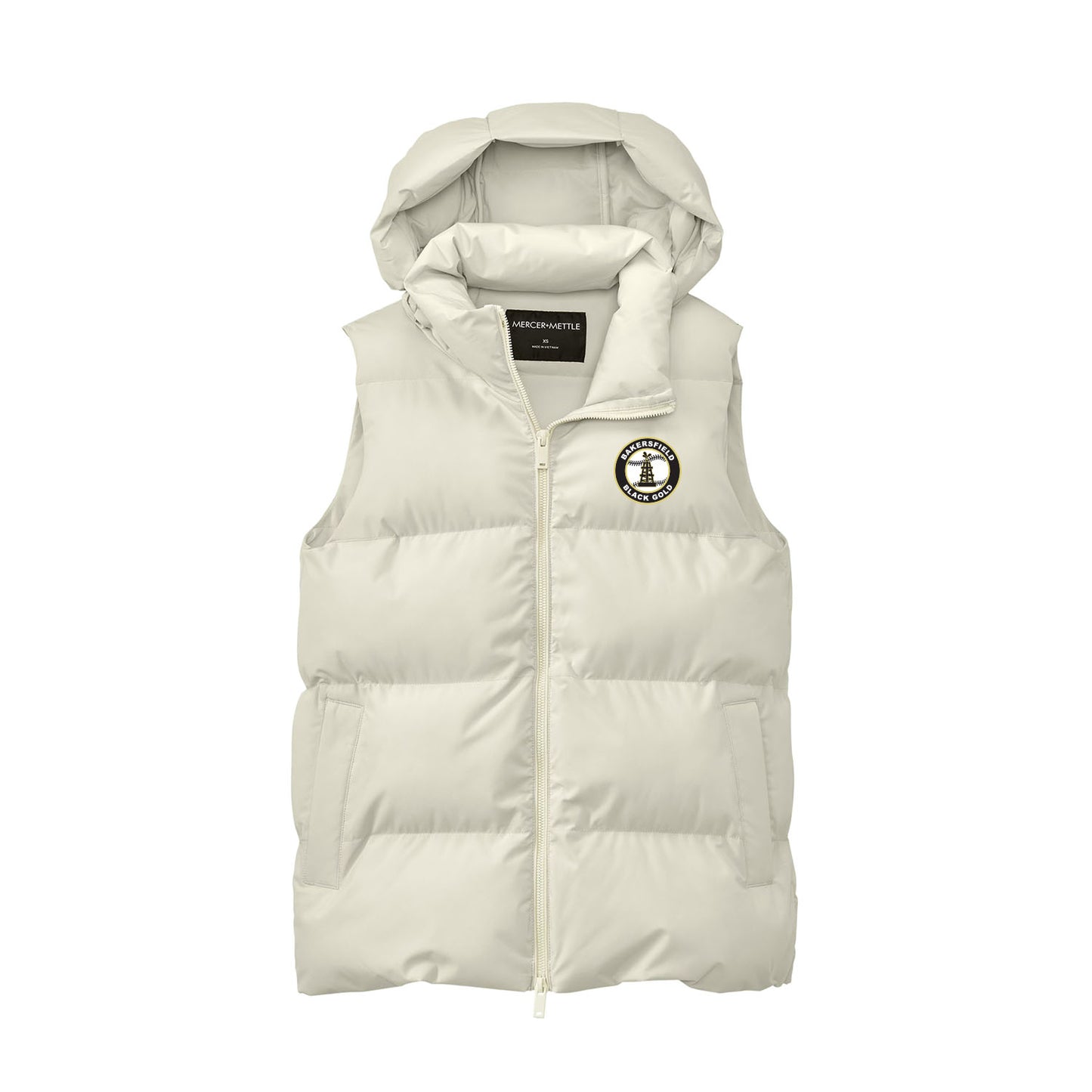 Black Gold Seal Womens Puffer Vest