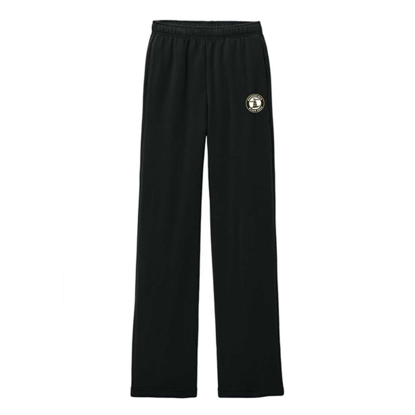Black Gold Seal Sponge Fleece Straight Leg Sweatpant