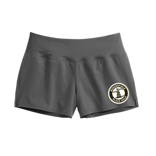 Black Gold Baseball Seal Women's Shorts