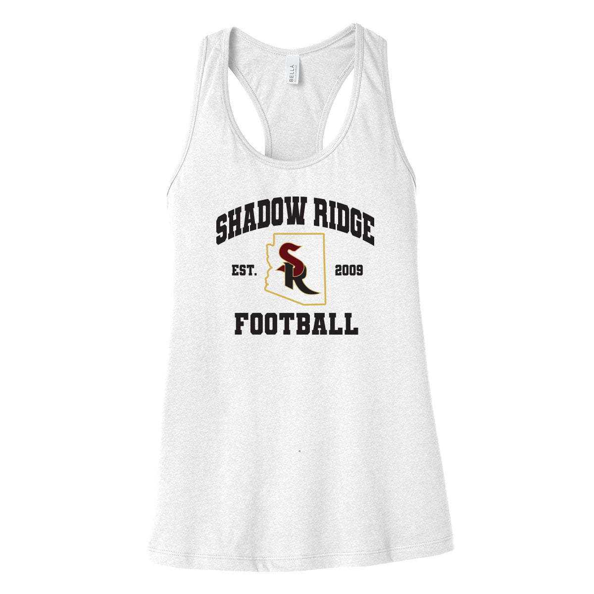 Shadow Ridge Football State Women's Racerback Tank