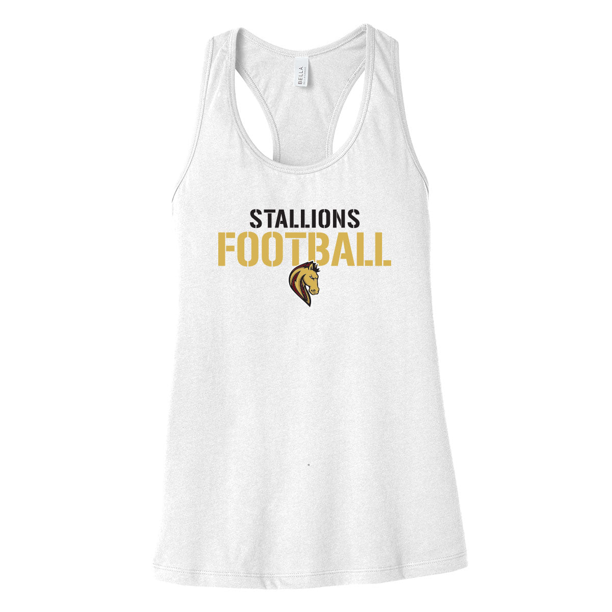 Stallions Football Women's Racerback Tank