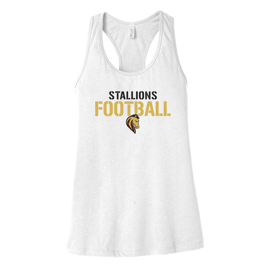 Stallions Football Women's Racerback Tank
