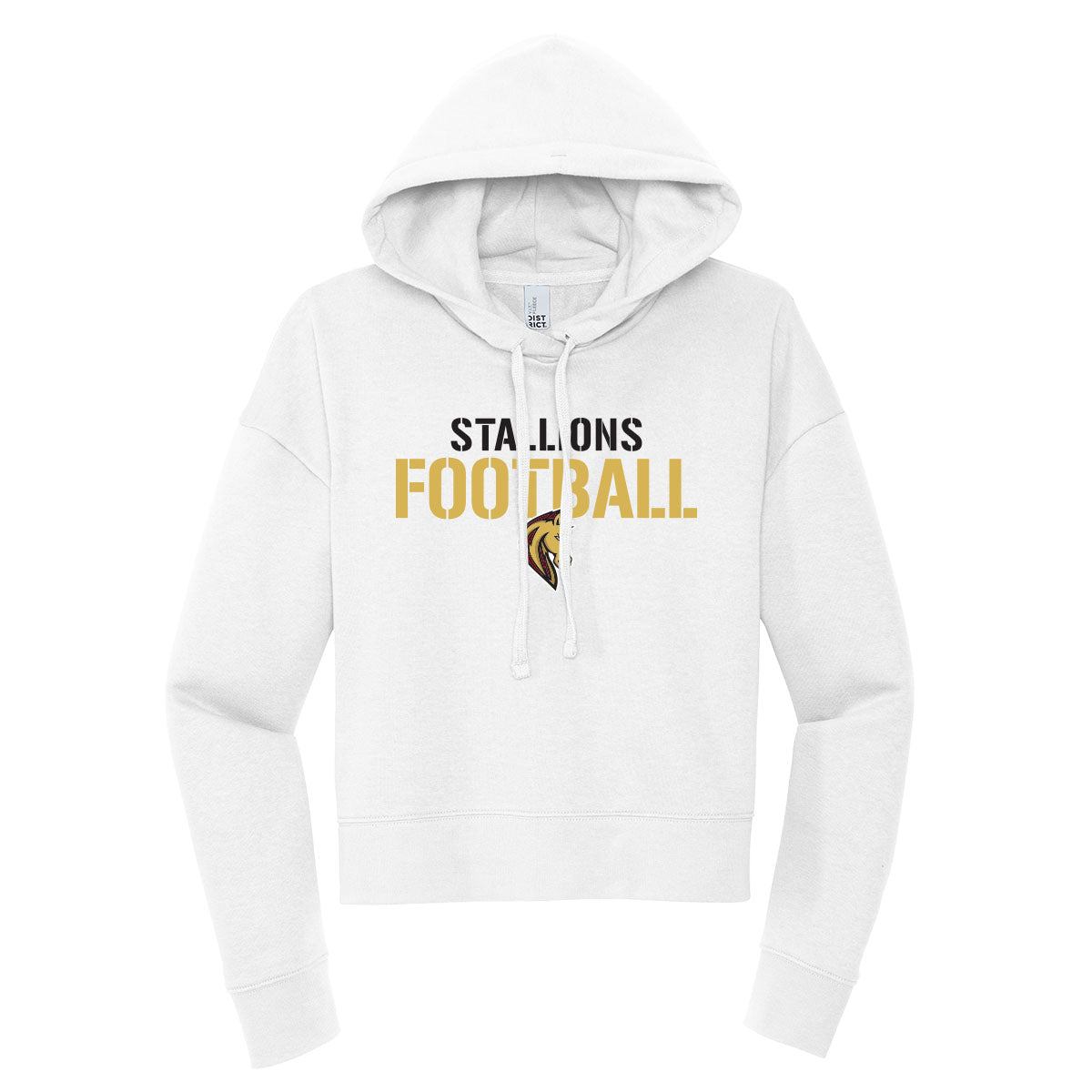 Stallions Football Cropped Hoodie