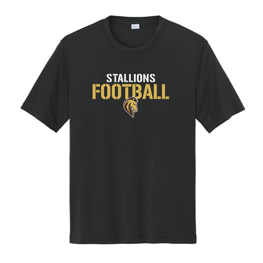 Stallions Football State Dri Fit Tee