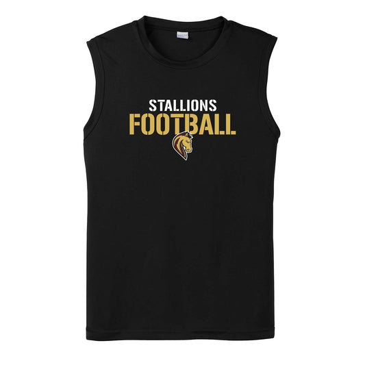 Stallions Football Performance Sleeveless Tank