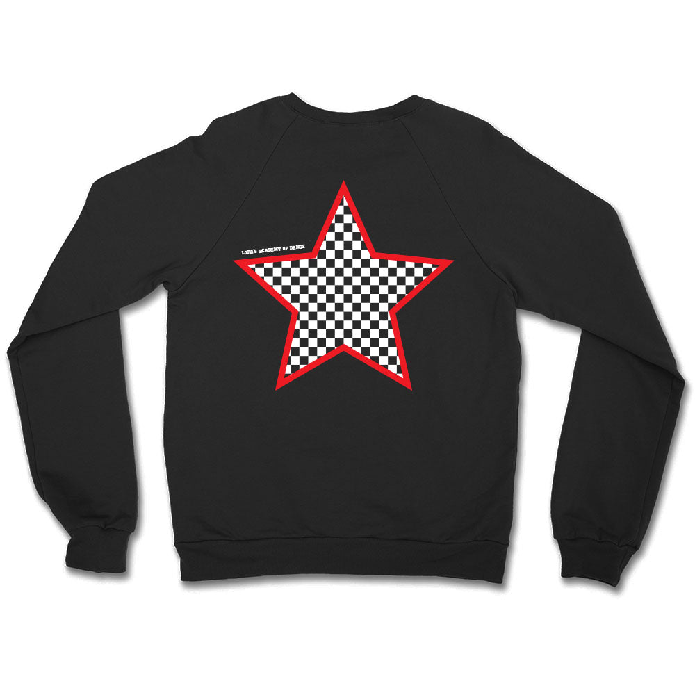 LA Dance Checkered Star Crewneck Sweatshirt