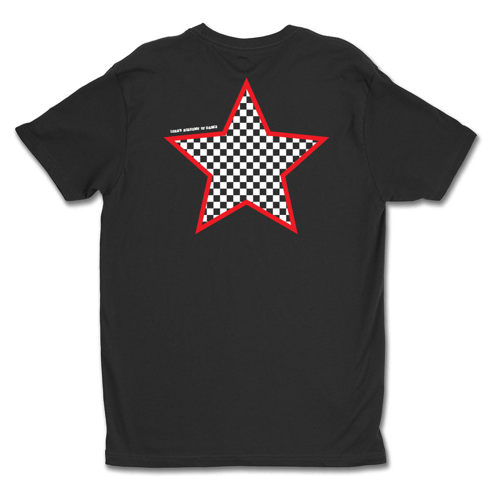 LA Dance Checkered Star Unisex Tee