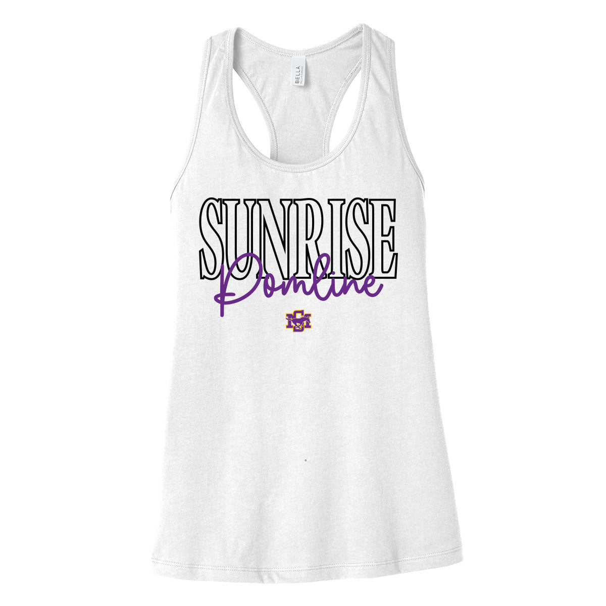 Sunrise Pomline Womens Racerback Tank