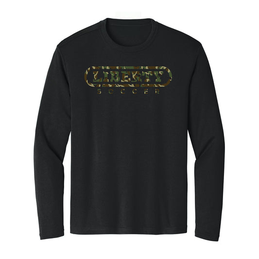 Liberty Soccer Camo Unisex Long Sleeve Tee