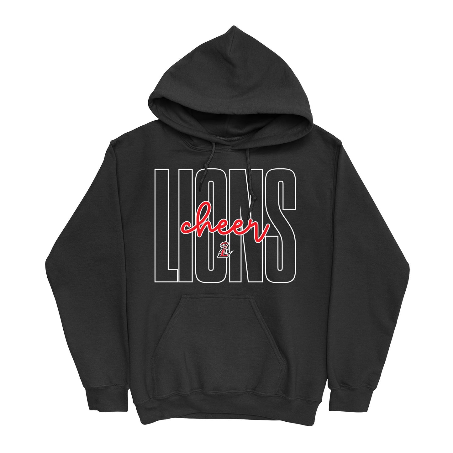 Lions Cheer Outline Hoodie