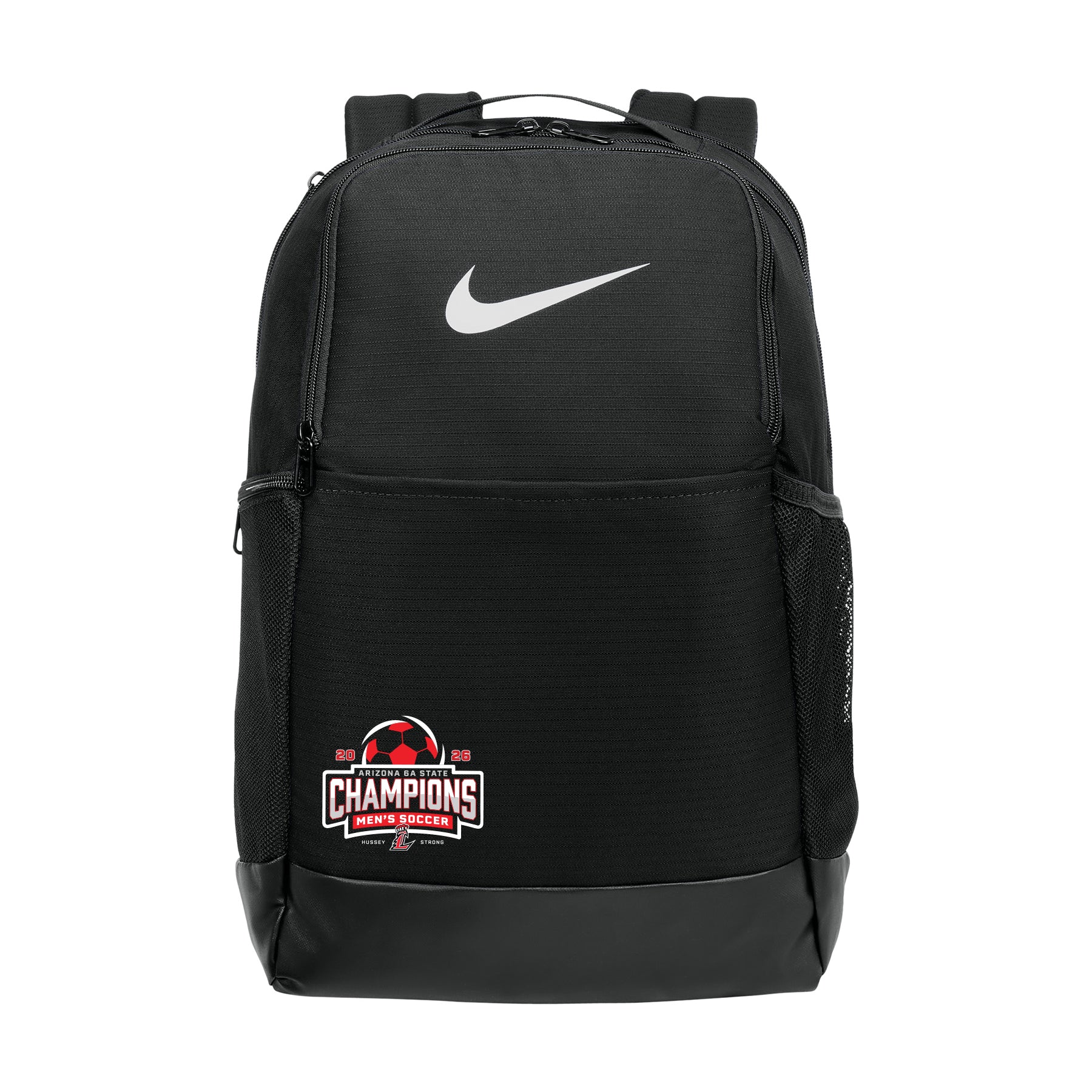 2026 Liberty Men's Soccer State Champs Nike Script Swoosh Backpack