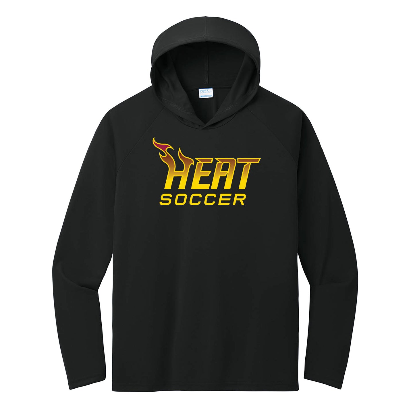 Heat Soccer Performance Hooded Long Sleeve Tee