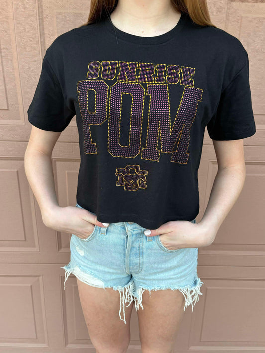 Sunrise Mountain Rhinestone Design (choose your item stye)