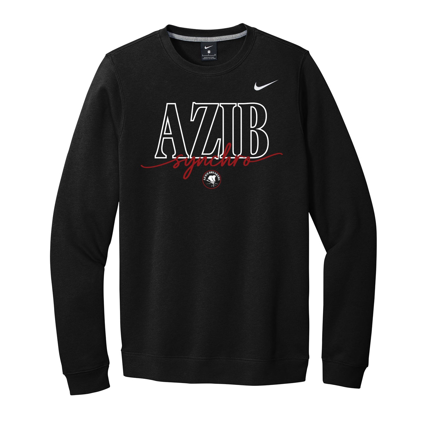 AZ Ice Breakers Script Nike Crewneck Sweatshirt